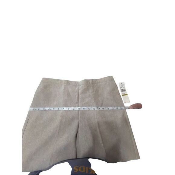 Alfred Dunner Classic Fit Pull On Pants Sz 14 Short Almond NWT - Picture 6 of 8